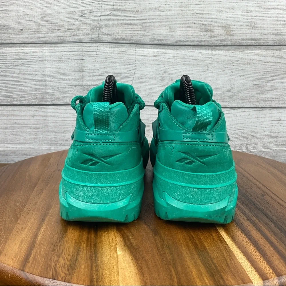 Reebok x Cardi B Club C V2 Emerald Green Sneakers Women’s Shoe Size 7.5 - Picture 6 of 12